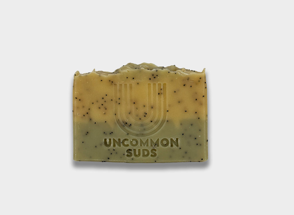 strawberry and poppy seed cleansing bar Lemongrass Poppy Seed Exfoliating Soap