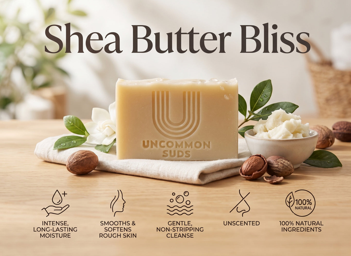 Unscented Shea Butter Soap