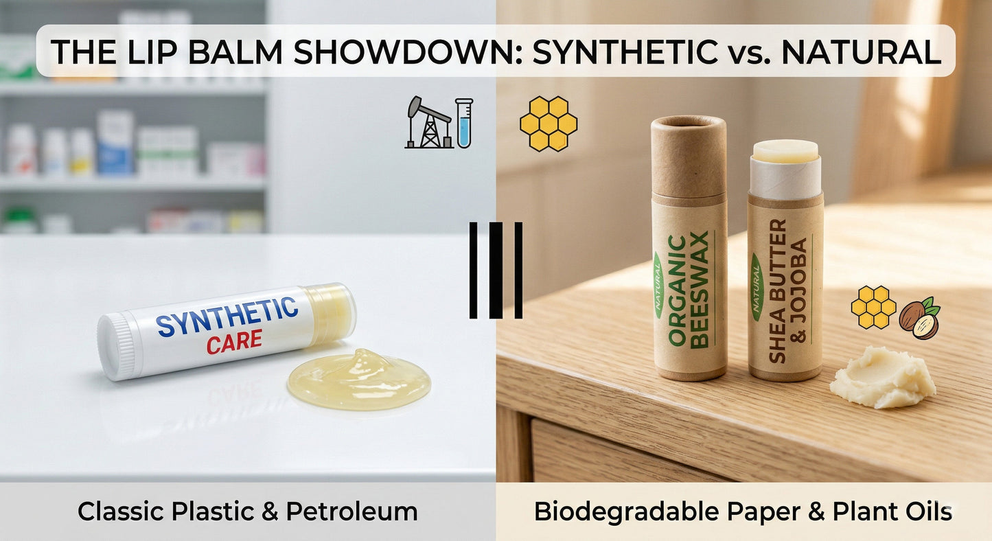 The Lip balm Showdown: Synthetic vs Natural