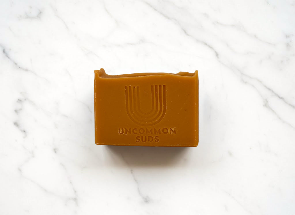Front of Orange Clove Soap  Bar - Uncommon Suds