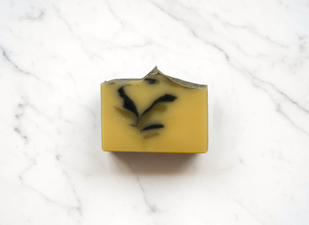 Front of Lavender Lemongrass Soap Bar - Uncommon Suds 