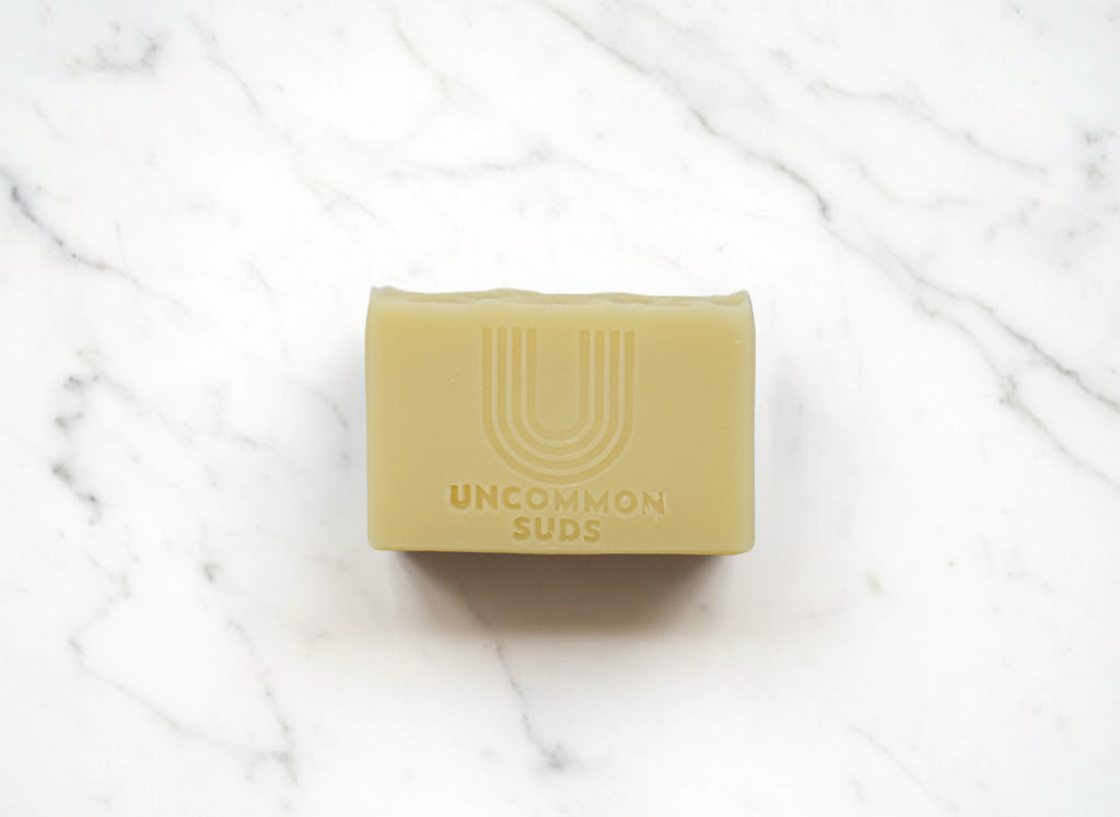 Front of Shea Butter Bliss Soap Bar - Uncommon Suds
