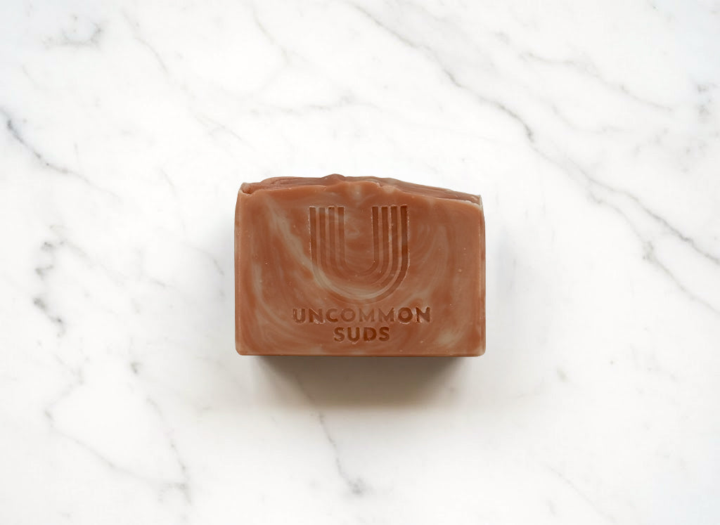 Front of Rose & Bloom Soap Bar - Uncommon Suds 